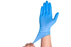 Examination Powder Free Nitrile Gloves Disposable Nitrile Gloves Manufacturers Blue 5mil Nitrile Gloves
