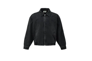 Acid Wash Casual Women Crop Denim Jacket Blank Wholesale Women Clothing 2023 Cropped Jacket Zip up Street Wear for Women