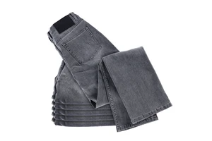 Straight Style Solid Pattern Casual ODM Design Stylish Vintage Denim Men's Jeans Dark Wash Custom Jeans Men Pants Jeans