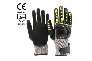 SONICE Personal Protective Equipment Protective Guantes De Nitrilo Safety Mechanic Working Cut Resistant Impact Gloves