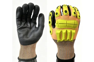 En388 Safety Gloves Level 5 Foam Nitrile Coating Anti-Cut Waterproof TPR Guantes Anticorte Y Anticolision