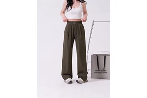New Design Hot Clothes Woman Wide Leg Buttery Butt Lift Korean Casual Barrel Baggy Sweat Pants Gym Sports Trouser Aloes Yoga Set
