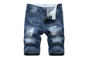 Men's Denim Shorts Are High-end and Fashionable