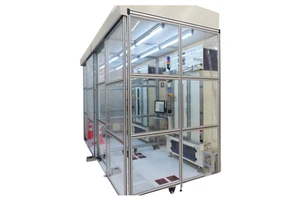 New Custom Turnkey Dust Free HEPA Filter Anti-static Modular Mobile Cleanroom Solution & Clean Booth for Laboratory