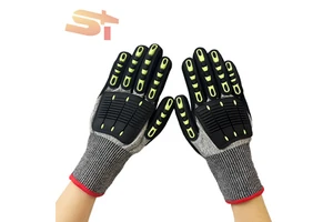 SIKE HPPE Level 5 Anti-Crash, Shock, Impact, Anti-Slip, Stab, Cut, and Wear-Resistant Professional Mechanical Protection