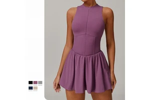 Women's Breathable Sportswear Cycling Training Fitness Yoga Running Tennis Wear One Piece Jumpsuit