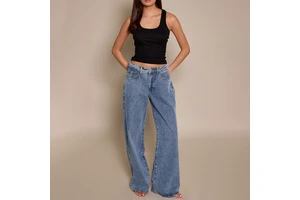 Wholesale New Trending Women's Denim Jeans Pant Breathable Mid Waist Casual Style Winter 100% Cotton High Quality Material