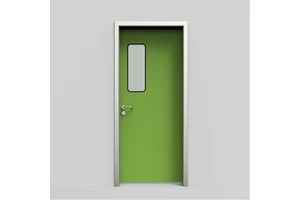 Industrial Design Hospital Hygienic Purification Medical Steel Clean Room Door For Pharmacy Hospital Lab Office Apartment