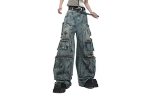 DiZNEW Oem Manufacturer Wholesale High-quality, Heavyweight Stone-washed Jeans Man