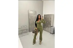 Women's Plus Size Suit Solid Two Piece Set Letter Printing Sporty Zipper Jacket Pants Set Women's Knit Sweater Set Clothing