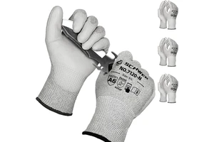 High Quality Gloves Level 5 C Cutting Resistant Gloves Safety Garden Anti Cut Working Gloves Custom logo Palm