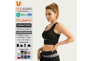 High Intensity Support Breathable Yoga Bra Removable Breast Pads Cross Back Design for Women Gym Workout Active Wear Print