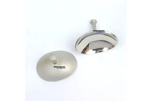 Corneal Eye Shields Set 2 Pcs Pair L&R Stainless Steel Intraocular Laser Eye Shield for Ophthalmic Surgery instruments