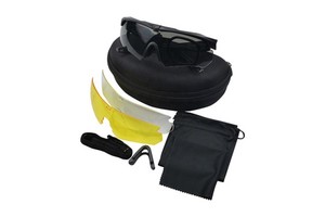 Anti-UV Eye Protection Sunglasses Safety Glasses Tactical Goggles Kit