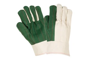 Free Sample HMD Brand Textured Customizable Cotton Canvas Work Safety Gloves Heat Resistant Men 8oz 20oz 24oz Heavy Construction