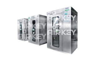 GMP Cleanroom Stainless Steel Air Shower Interlocked System for Clean Rooms and Laboratories