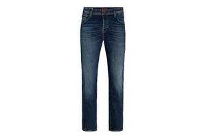 Wholesale Men's Denim Jeans with Embroidery Streetwear Style Zipper Pencil Long Pants-Outdoor Casual Trousers