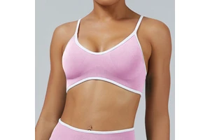 2026 Yoga Nude-style Backless Bra with Underwire Lingerie for Casual Fitness and Sports Wear, Stretchy and Shock-absorbing Top