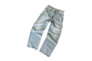 Wholesale Y2K Hip Hop Regular Straight Leg Loose Fit Plus Size Men's Denim Jeans 100% Cotton