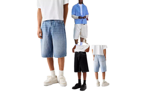 Manufacturer Custom Washed Men's Jean Shorts Summer Streetwear Baggy Jorts for Men High Quality Denim Jean Short Men