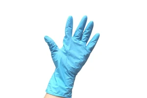 Disposable Eco-Friendly Powder-Free Nitrile Gloves 100pcs Per Box Industrial Grade Safety Gloves in Blue