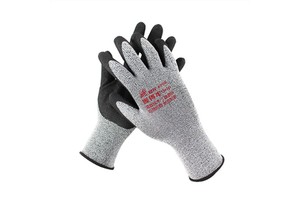 High Quality Factory Price Breathable Nitrile Textured Full Elastic Wristlet Sandy Abrasion-Resistant Anti-Slip Safety Gloves
