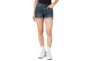 Factory Price Blue Color Breathable Women Denim Jean Shorts Mid Waist Breathable Women's Summer Denim Shorts