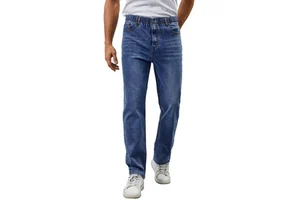 2025 New Arrival Men's Eco-Friendly Breathable Heavyweight Denim Jeans Best Quality Wide Leg Pants OEM Service Available