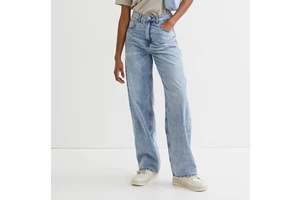 Wholesale Classic Style Light Denim Blue 90s Boy Friends Jeans Women Baggy Jeans For Women