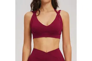 New Custom High Quality Workout Backless Yoga Solid Color Fitness Sports Comfortable Gym Bra for Women