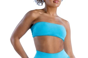 Women's Strapless Bra High Support Yoga Sports Bra Sexy Backless Design for Workouts Running Gym Fitness Breathable Activewear