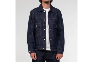 New Stylish Winter Men's Denim Jacket 100% Cotton Streetwear OEM Customizable Windproof Breathable Quick Dry Front High Quality