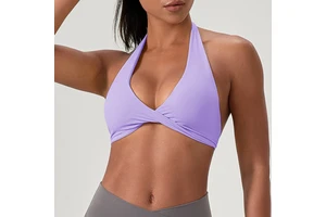High Quality Womens Sexy Naked Feeling Breathable Tight Workout Yoga Fitness Training Wear Gym Sport Bra