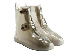 PVC Shoes Cover Anti-Slip Thickened Non-Disposable Rubber Shoe Cover Outdoor Slip Protective Shoe Cover