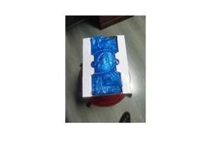 Medical Waterproof Disposable Shoe Covers Blue Plastic Cleanroom Safety Product for Laboratories