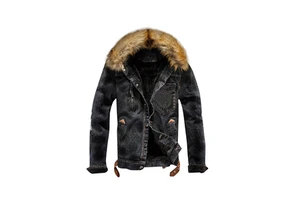 Bulk Sale Men Denim Jackets Winter OEM Service Factory Direct Prices Quality Polyester/Nylon for Casual Fashion Work Event