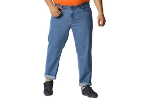 Fashionable Men 2 Side Custom Pocket Plus Size Jean / Made in Best Material Low Price Plus Size Jean OEM ODM Serviced
