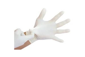 Disposable 5MIL Latex Gloves with Touch Screen Compatibility Non-Slip & Dust-Free Cut Edge Cuff 24CM Length General Purpose Use