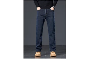 New Stock Men's Jeans Straight-Leg Slim-Fit Design Second Hand Used Clothing For Summer