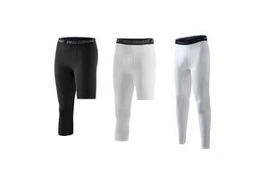 Fashion Quick Dry Yoga Pants Padded Tights Basketball Gym Tummy Control Yoga Capri Pants Super High Waist Compression Leggings