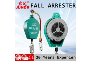 150kg 300kg Heavy Duty Retractable Safety Fall Arrester Security & Protection Product 5m 10m 15m 20m 30m 40m 50m