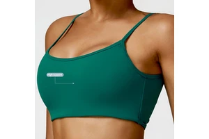 Custom Logo Women Gym Quick Dry Solid Color Yoga Bra Backless Fitness Workout High Elasticity Breathability Sports Bra Top