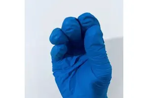 Food Grade Disposable Nitrile Gloves Powder-Free 4mil 5mil Dark Blue Medical Consumables