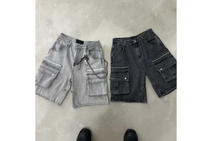 High Quality Denim Shorts Bulk Custom Styles Available Men's Casual Summer Short Pants