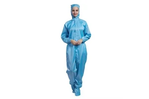 High Efficiency Reusable Anti-Static Washable Lint-Free Cleanroom Compliant Autoclavable Overall ESD Antistat for Electric Power