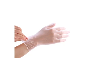 Powder-Free Nitrile Disposable Safety Gloves Transparent