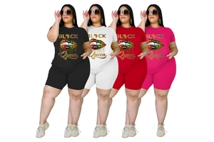 Fashion Casual Two-piece Suit, Hot Style Plus Size Women's Clothing 4XL