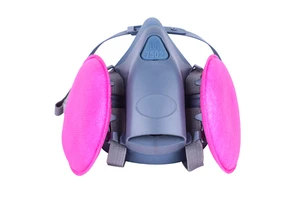 Dust-proof Comfortable Grey Adjustable 103 Reusable Silicone Protective Half Mask with Double Filter for Agriculture Industry