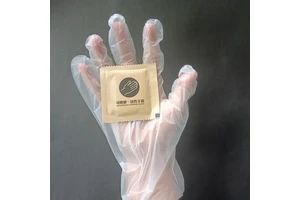 Factory Hot Selling Food Grade Disposable PE Gloves Individually Packed Waterproof Non-Slip Oil Proof for Dish Washing Home Use