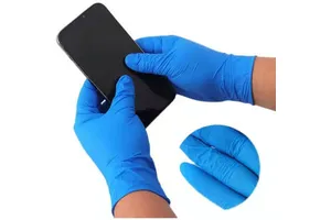 Highly Popular 100% Disposal 3.5mil Nitrile Safety Gloves for Cleanroom & Food Industrial Use